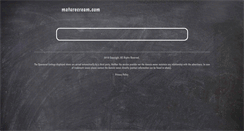 Desktop Screenshot of maturecream.com